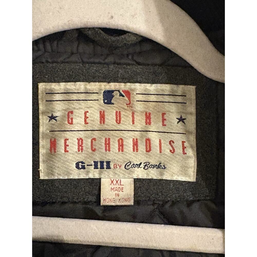 90s Vtg NY Yankees G-III Sports By Carl Banks Wool Blend Bomber Jacket SZ Xxl - Picture 3 of 7